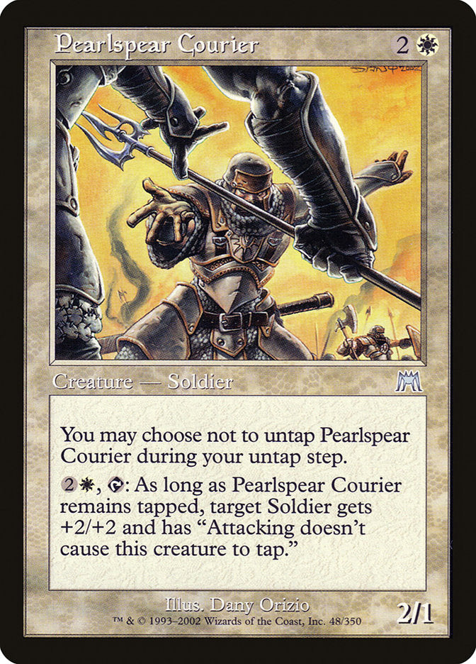 Pearlspear Courier [Onslaught] | Boutique FDB TCG