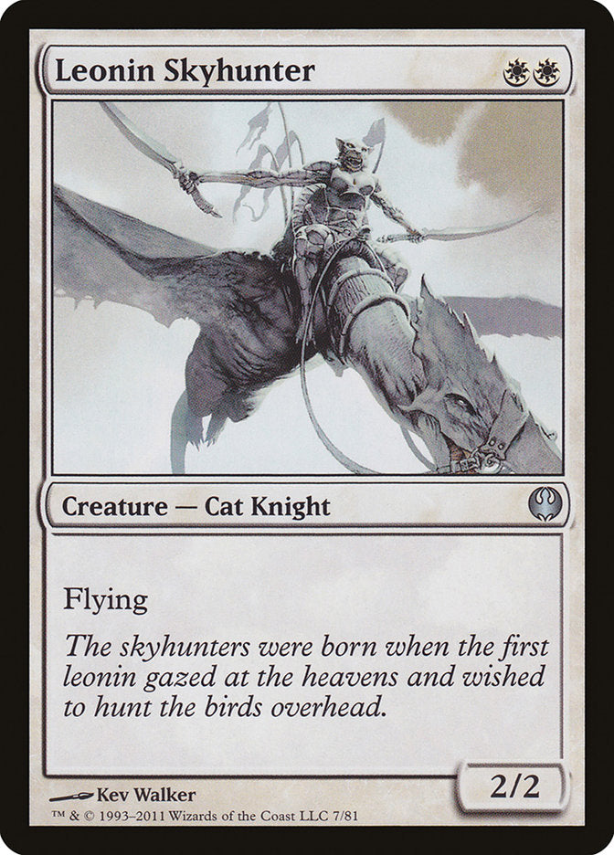 Leonin Skyhunter [Duel Decks: Knights vs. Dragons] | Boutique FDB TCG