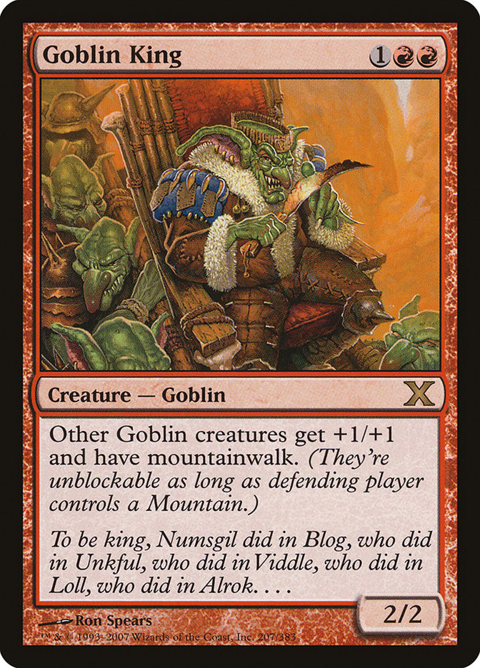 Goblin King [Tenth Edition] | Boutique FDB TCG