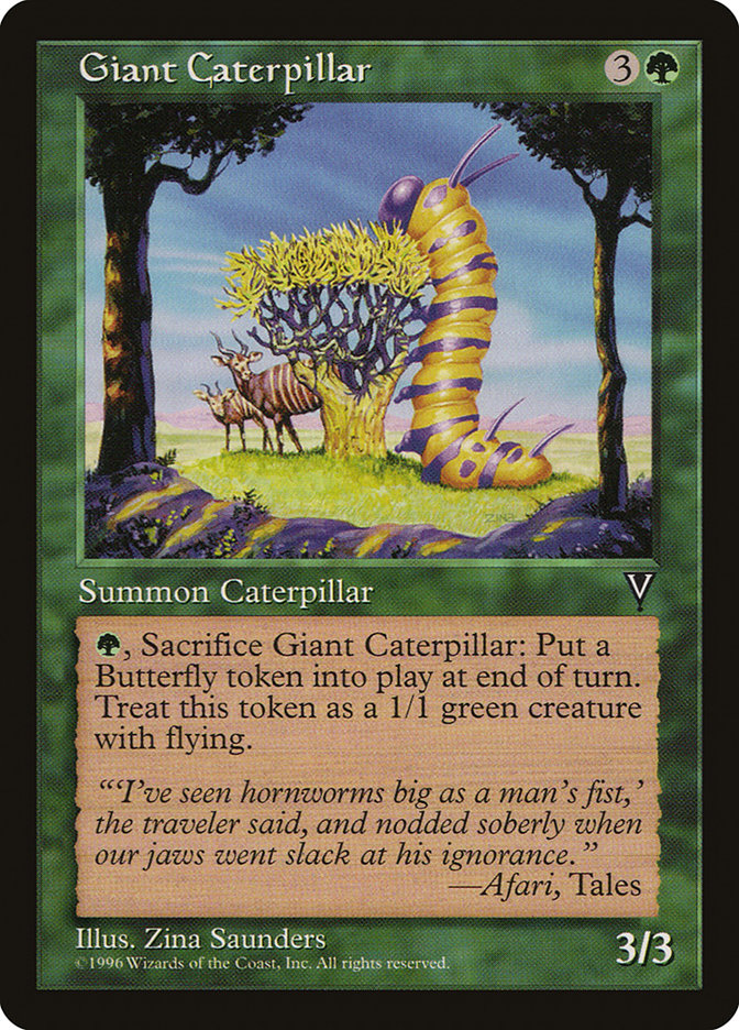 Giant Caterpillar [Visions] | Boutique FDB TCG