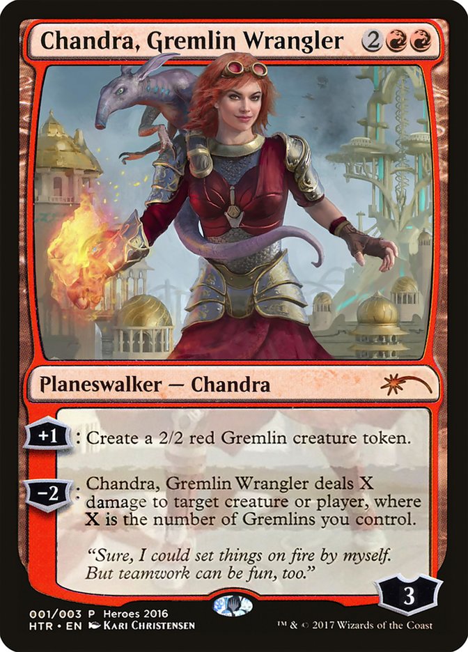 Chandra, Gremlin Wrangler [Heroes of the Realm] | Boutique FDB TCG