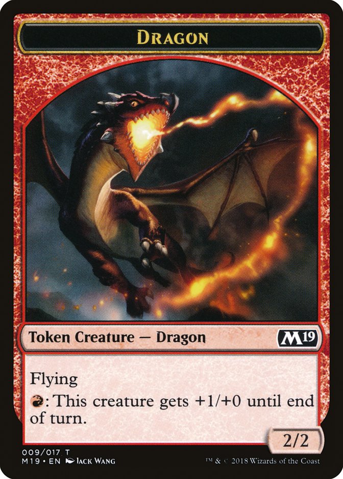 Dragon Token (009/017) [Core Set 2019 Tokens] | Boutique FDB TCG