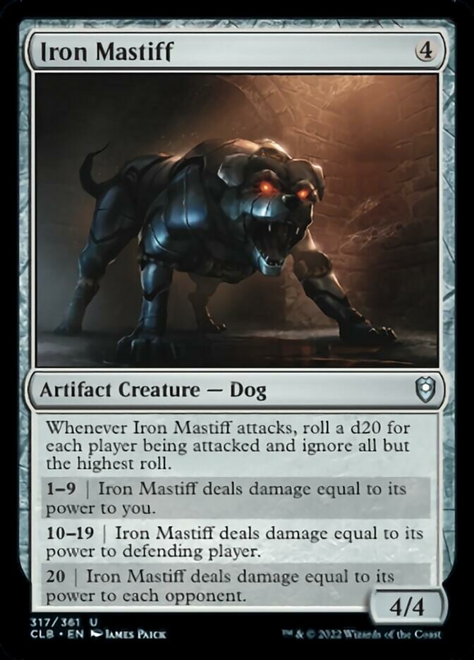 Iron Mastiff [Commander Legends: Battle for Baldur's Gate] | Boutique FDB TCG