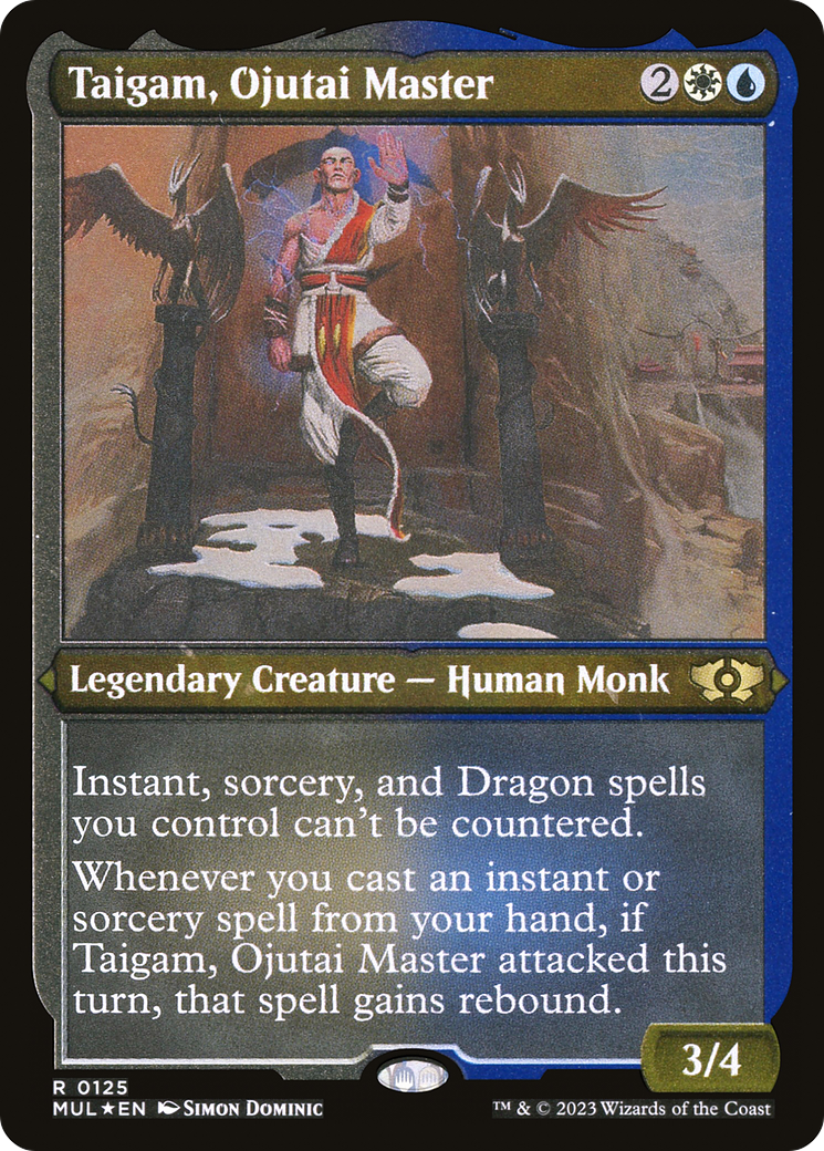 Taigam, Ojutai Master (Foil Etched) [Multiverse Legends] | Boutique FDB TCG