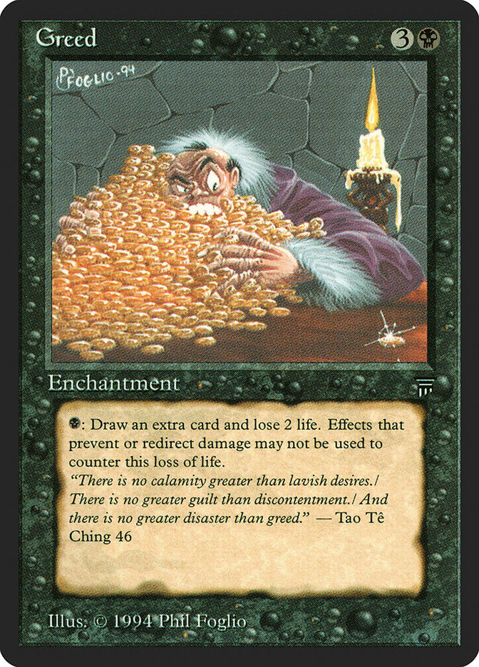 Greed [Legends] | Boutique FDB TCG