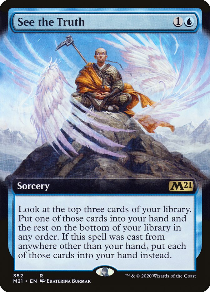 See the Truth (Extended Art) [Core Set 2021] | Boutique FDB TCG