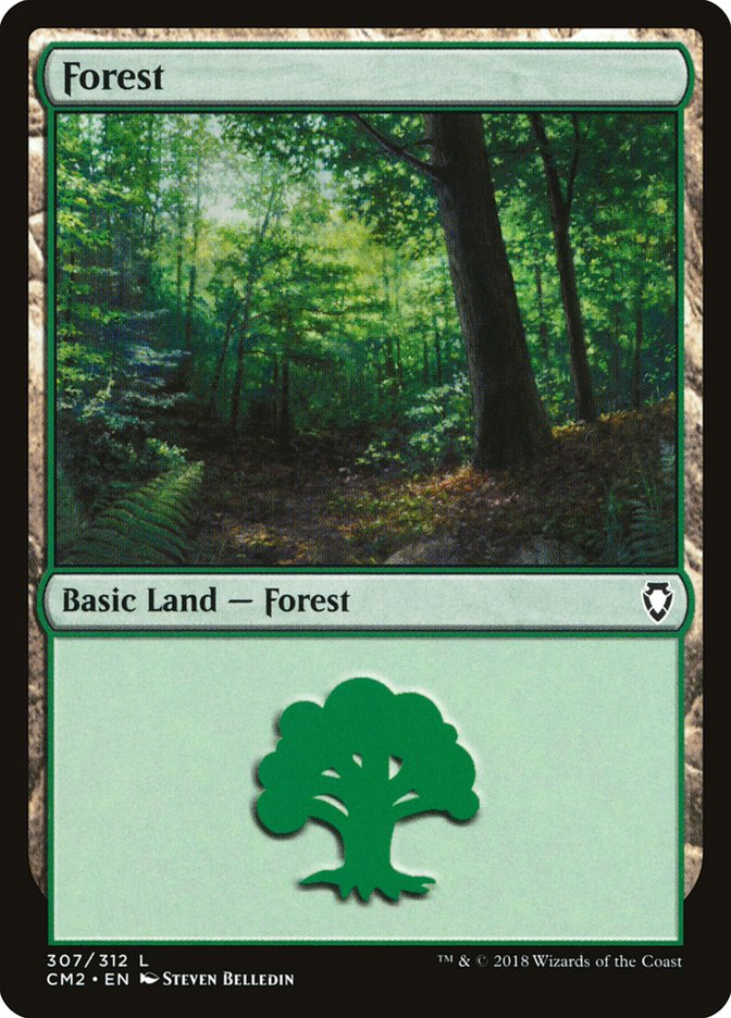 Forest (307) [Commander Anthology Volume II] | Boutique FDB TCG