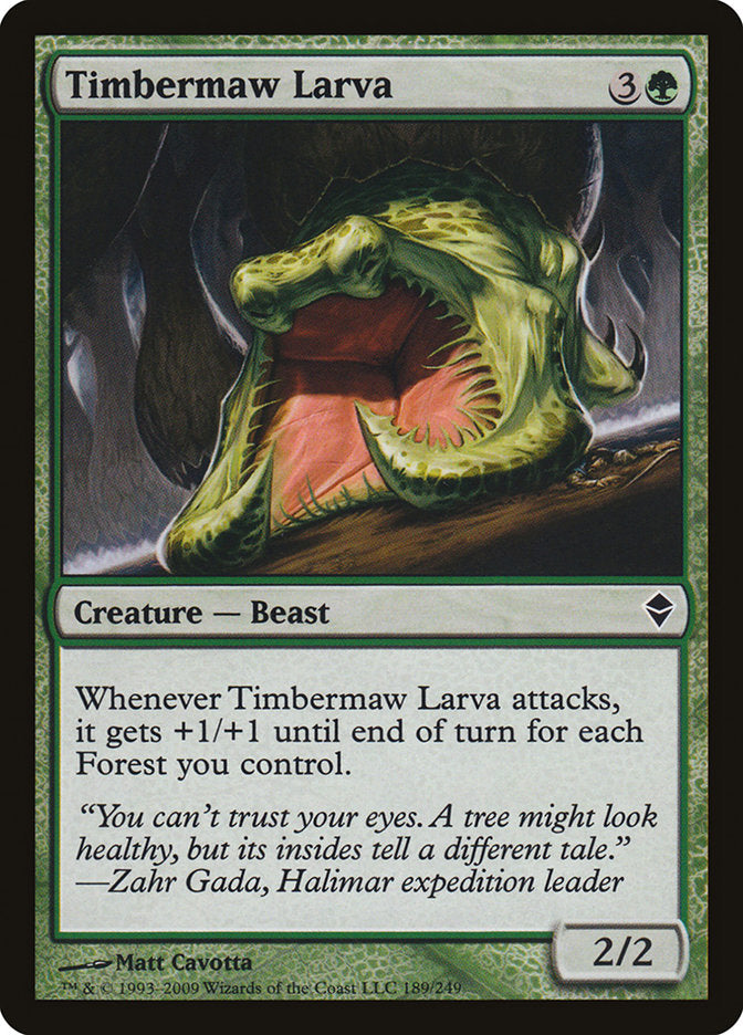 Timbermaw Larva [Zendikar] | Boutique FDB TCG