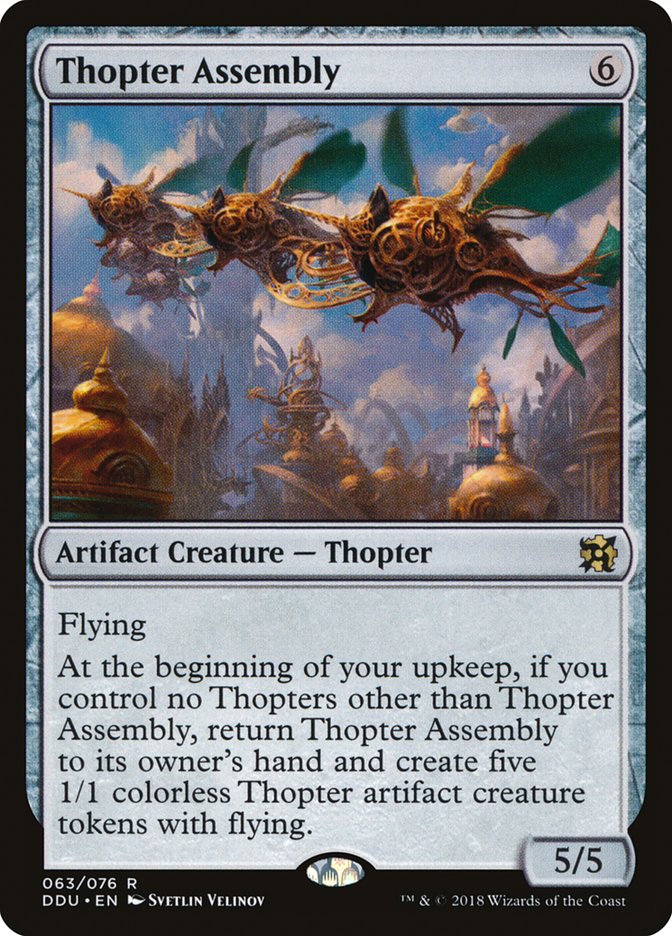 Thopter Assembly [Duel Decks: Elves vs. Inventors] | Boutique FDB TCG