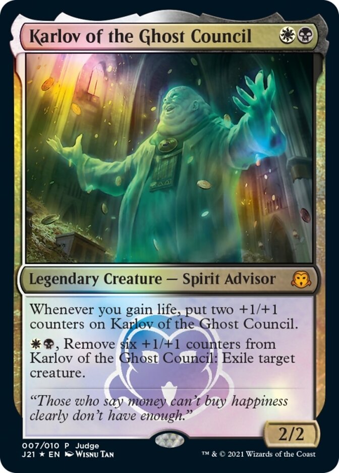 Karlov of the Ghost Council [Judge Gift Cards 2021] | Boutique FDB TCG