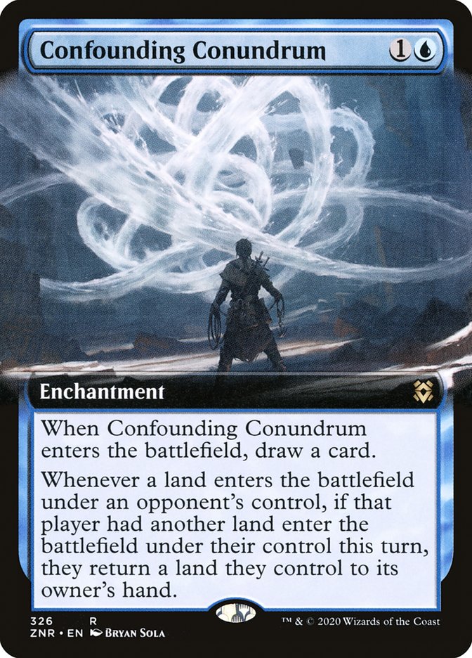 Confounding Conundrum (Extended Art) [Zendikar Rising] | Boutique FDB TCG