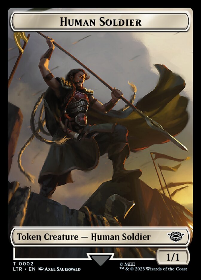 Human Soldier Token (02) [The Lord of the Rings: Tales of Middle-Earth Tokens] | Boutique FDB TCG