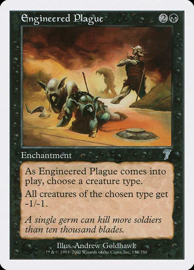 Engineered Plague [Seventh Edition] | Boutique FDB TCG