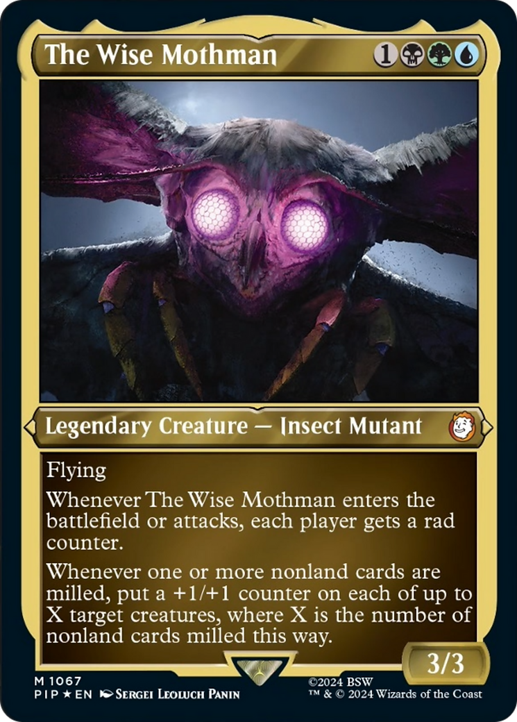 The Wise Mothman (Display Commander) [Fallout] | Boutique FDB TCG