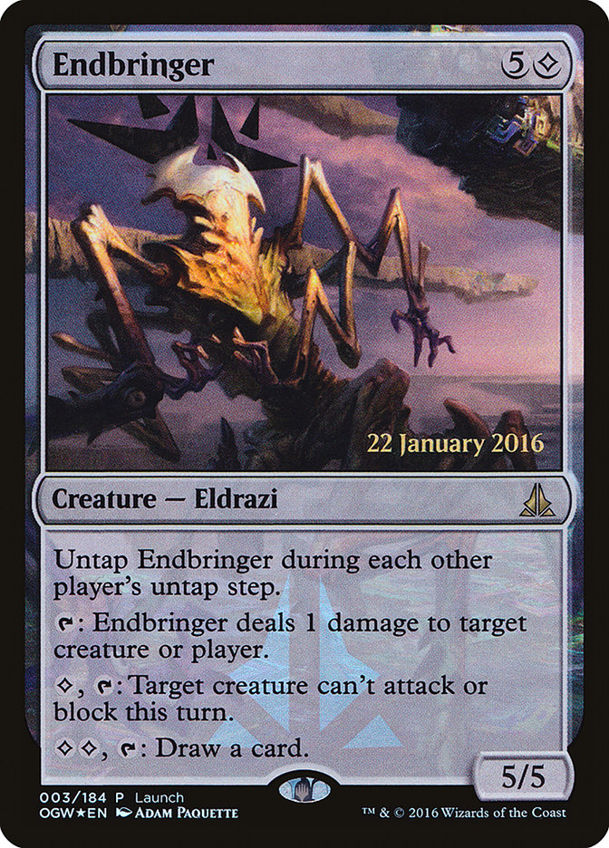 Endbringer (Prerelease) [Oath of the Gatewatch Promos] | Boutique FDB TCG