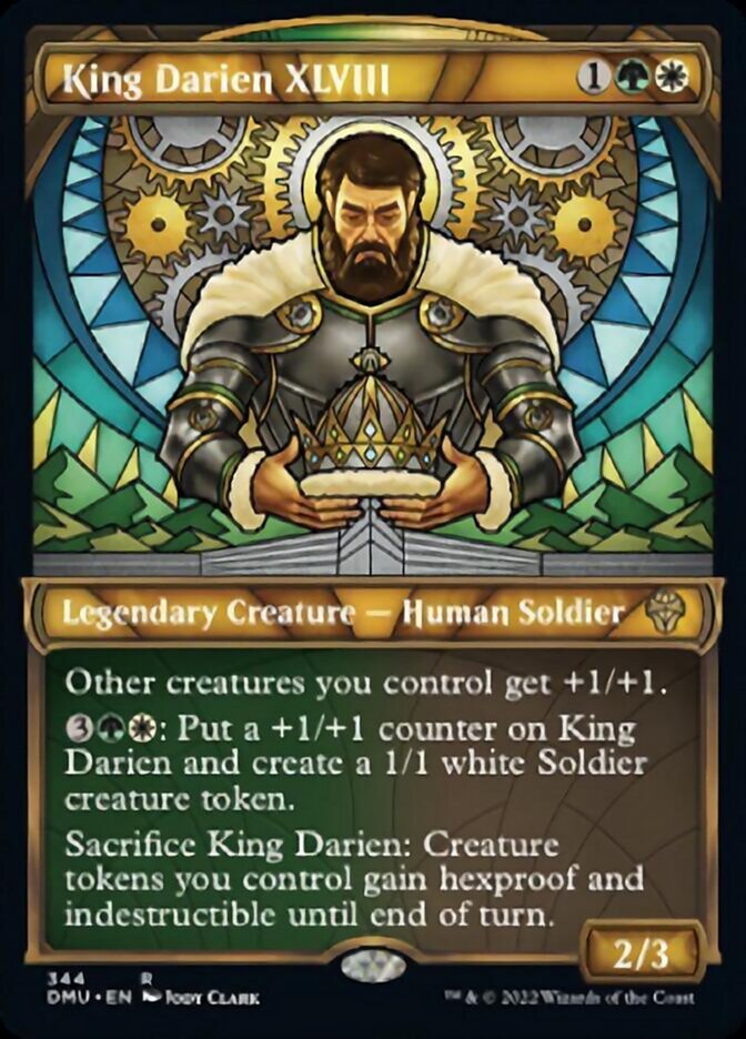 King Darien XLVIII (Showcase Textured) [Dominaria United] | Boutique FDB TCG