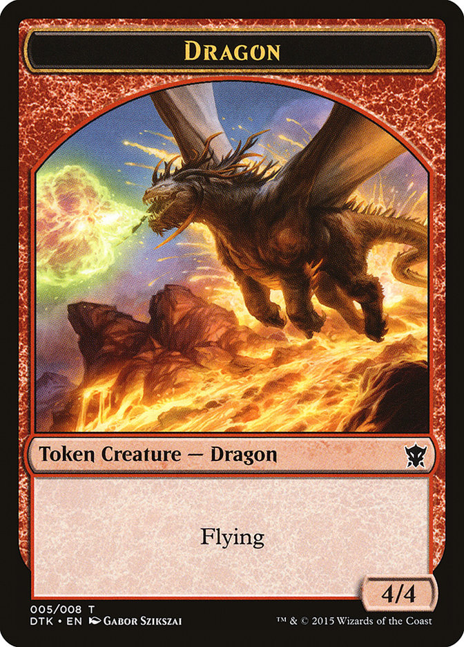 Dragon Token [Dragons of Tarkir Tokens] | Boutique FDB TCG