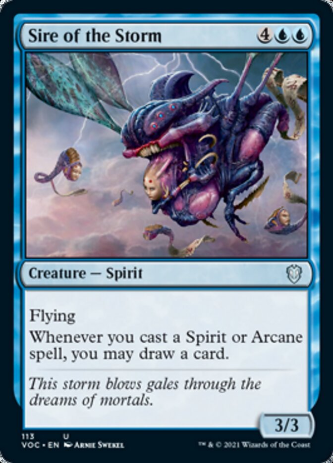 Sire of the Storm [Innistrad: Crimson Vow Commander] | Boutique FDB TCG