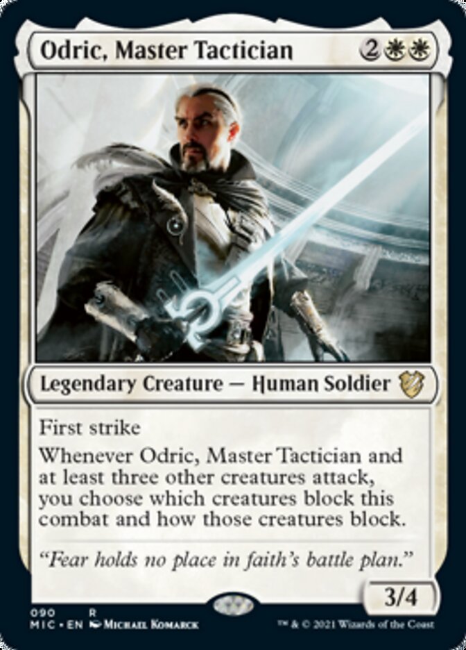 Odric, Master Tactician [Innistrad: Midnight Hunt Commander] | Boutique FDB TCG