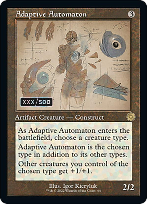 Adaptive Automaton (Retro Schematic) (Serialized) [The Brothers' War Retro Artifacts] | Boutique FDB TCG