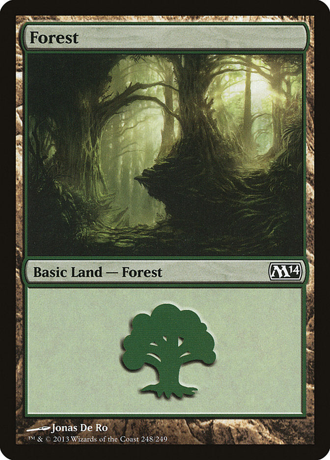 Forest (248) [Magic 2014] | Boutique FDB TCG
