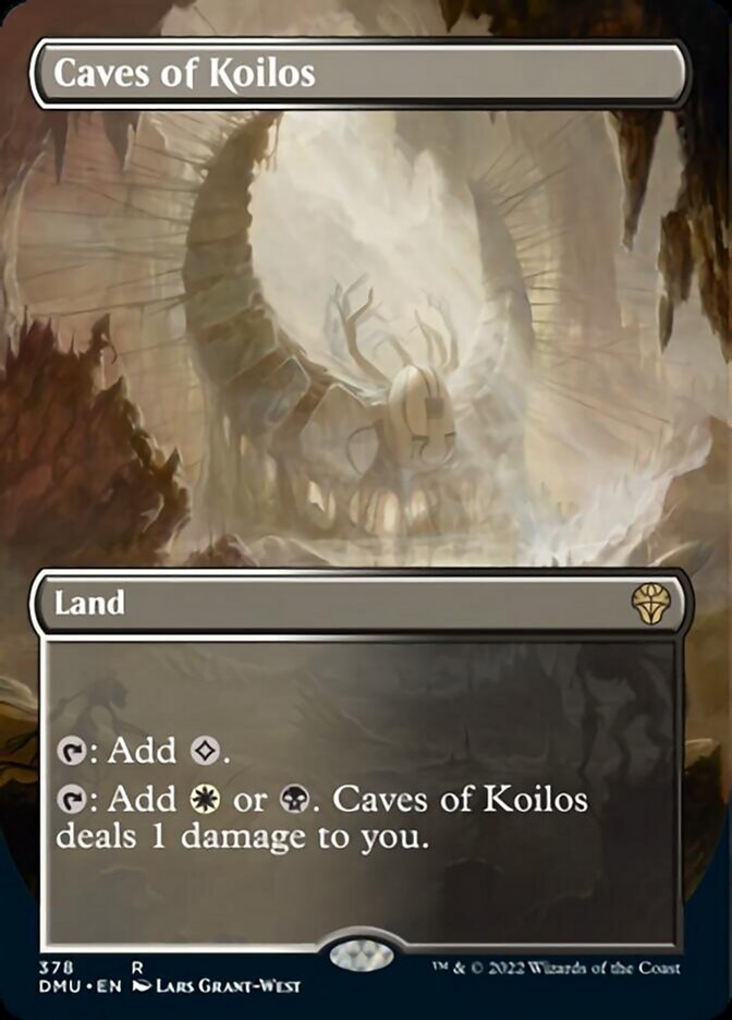 Caves of Koilos (Borderless Alternate Art) [Dominaria United] | Boutique FDB TCG