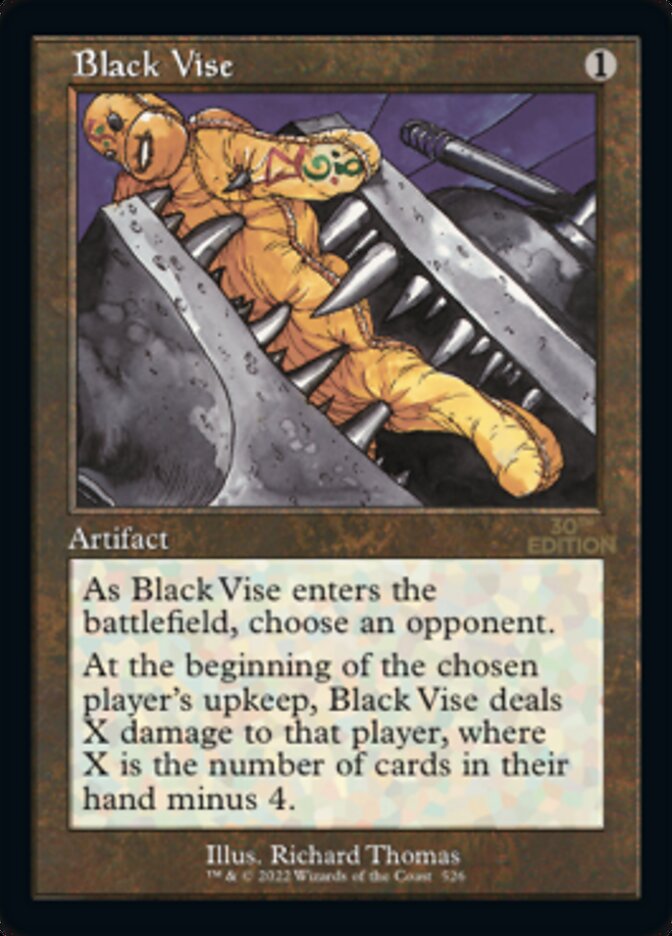 Black Vise (Retro) [30th Anniversary Edition] | Boutique FDB TCG