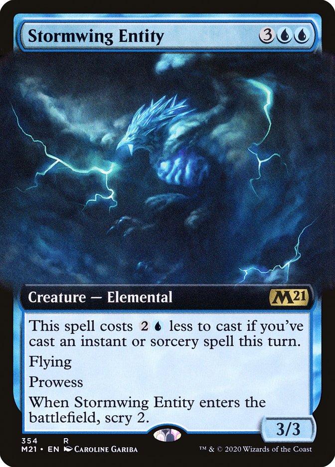 Stormwing Entity (Extended Art) [Core Set 2021] | Boutique FDB TCG