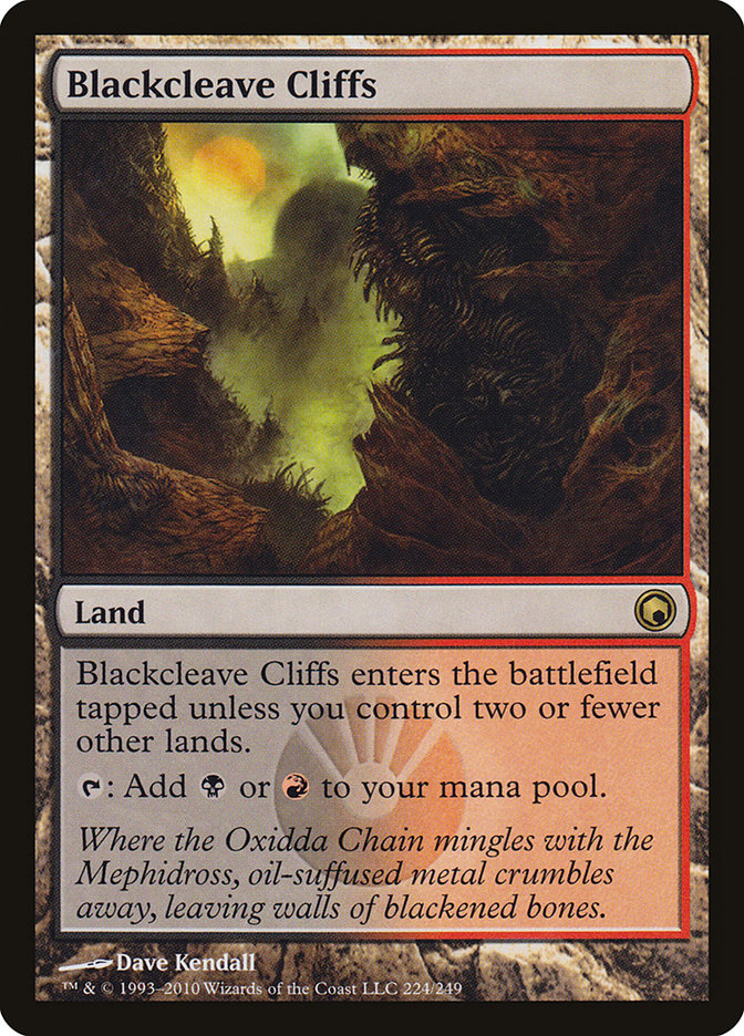 Blackcleave Cliffs [Scars of Mirrodin] | Boutique FDB TCG