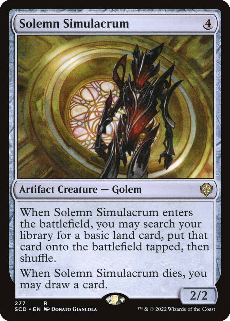 Solemn Simulacrum [Starter Commander Decks] | Boutique FDB TCG