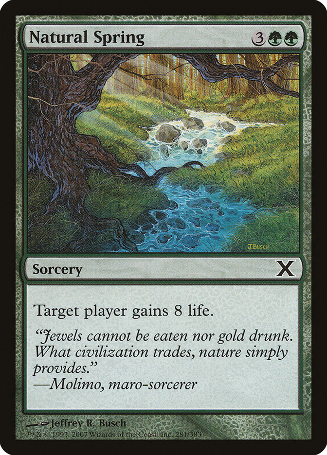 Natural Spring [Tenth Edition] | Boutique FDB TCG