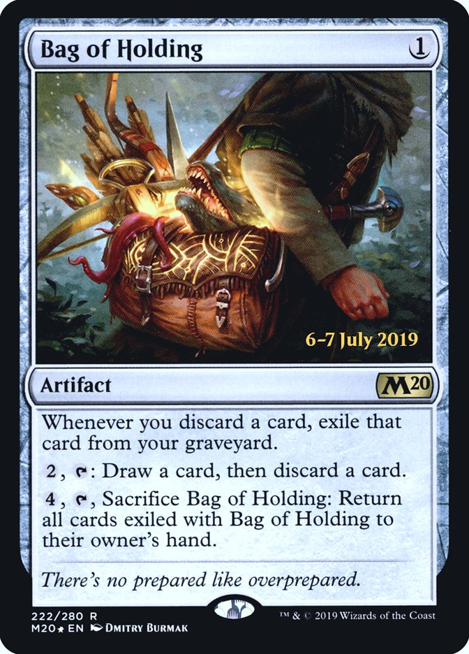 Bag of Holding [Core Set 2020 Prerelease Promos] | Boutique FDB TCG