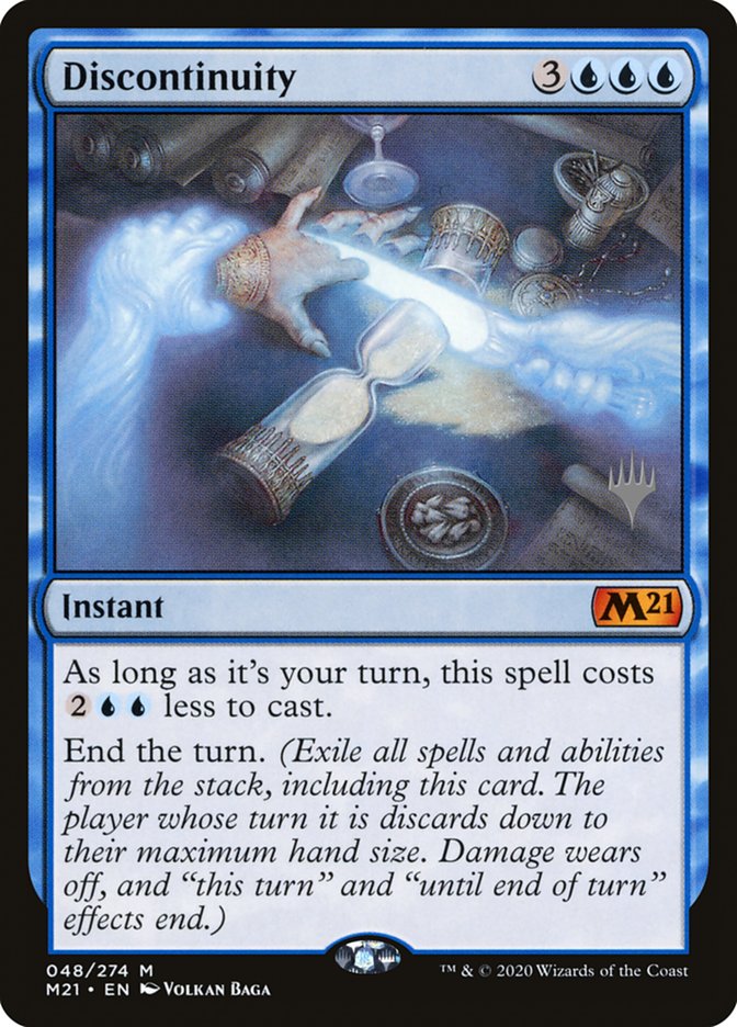 Discontinuity (Promo Pack) [Core Set 2021 Promos] | Boutique FDB TCG