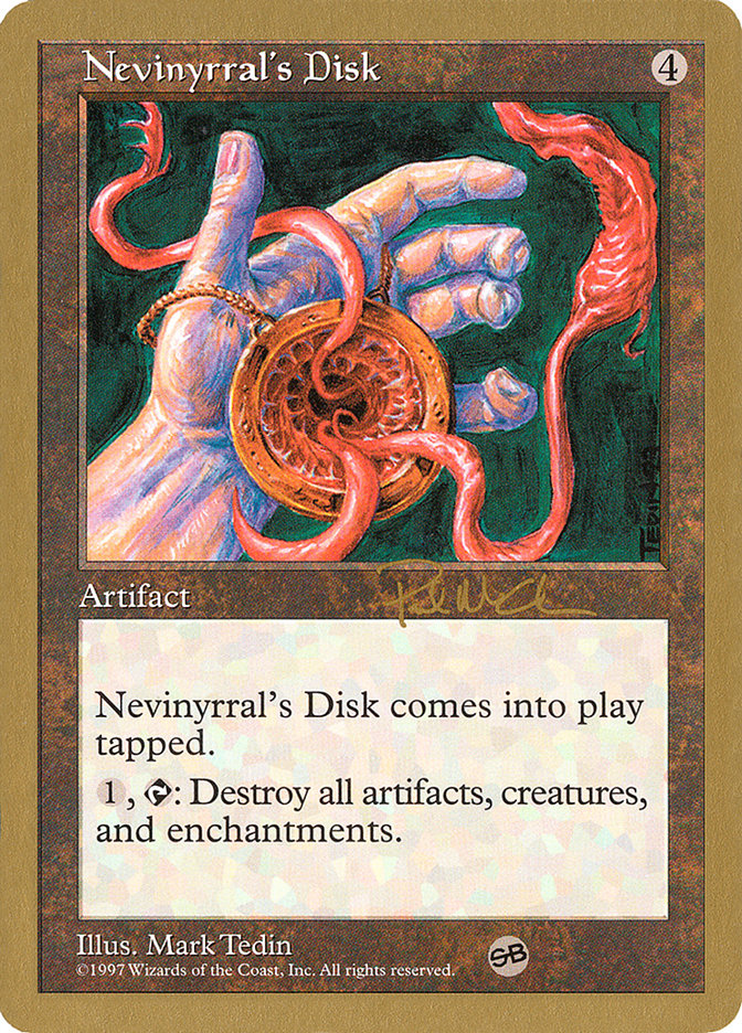 Nevinyrral's Disk (Paul McCabe) (SB) [World Championship Decks 1997] | Boutique FDB TCG