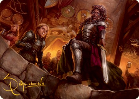 Veteran Dungeoneer Art Card (Gold-Stamped Signature) [Dungeons & Dragons: Adventures in the Forgotten Realms Art Series] | Boutique FDB TCG