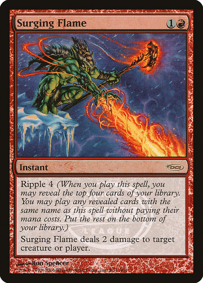 Surging Flame [Arena League 2006] | Boutique FDB TCG