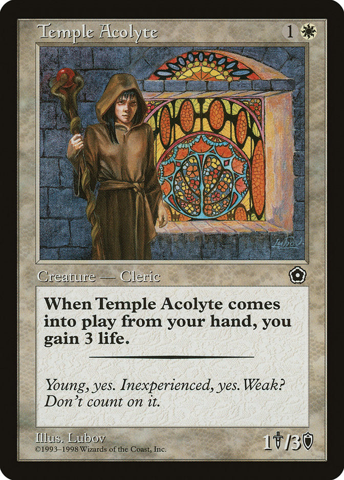 Temple Acolyte [Portal Second Age] | Boutique FDB TCG