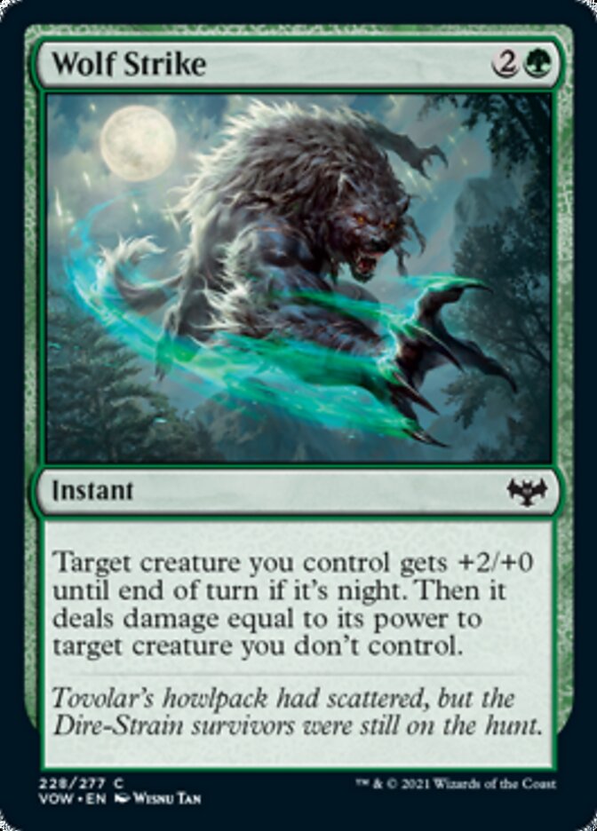 Wolf Strike [Innistrad: Crimson Vow] | Boutique FDB TCG