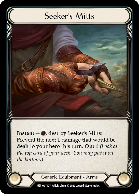 Seeker's Mitts [OUT177] (Outsiders) | Boutique FDB TCG