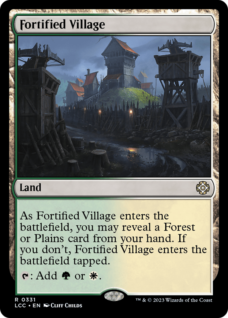 Fortified Village [The Lost Caverns of Ixalan Commander] | Boutique FDB TCG