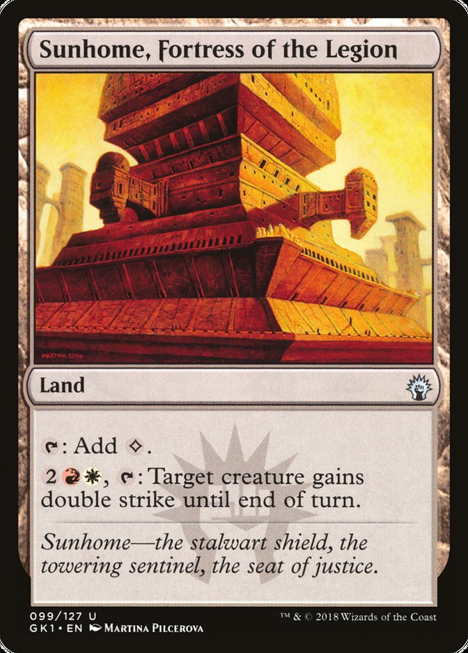 Sunhome, Fortress of the Legion [Guilds of Ravnica Guild Kit] | Boutique FDB TCG