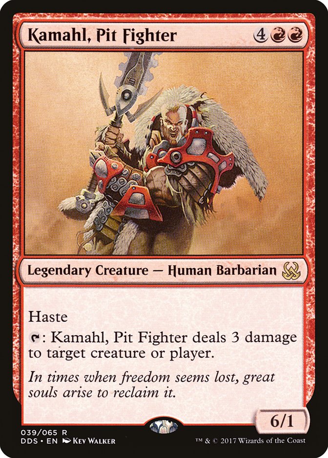 Kamahl, Pit Fighter [Duel Decks: Mind vs. Might] | Boutique FDB TCG