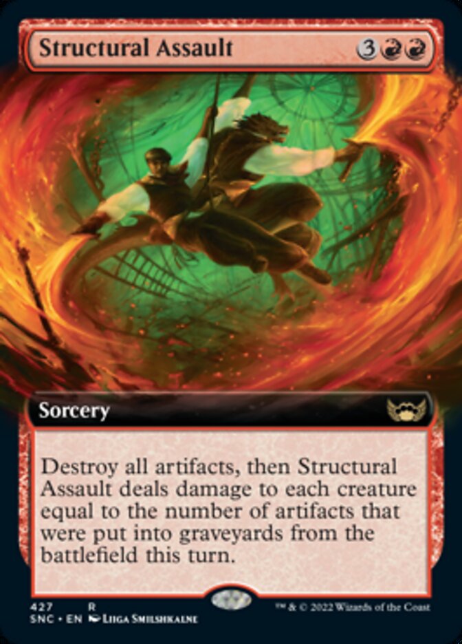 Structural Assault (Extended Art) [Streets of New Capenna] | Boutique FDB TCG