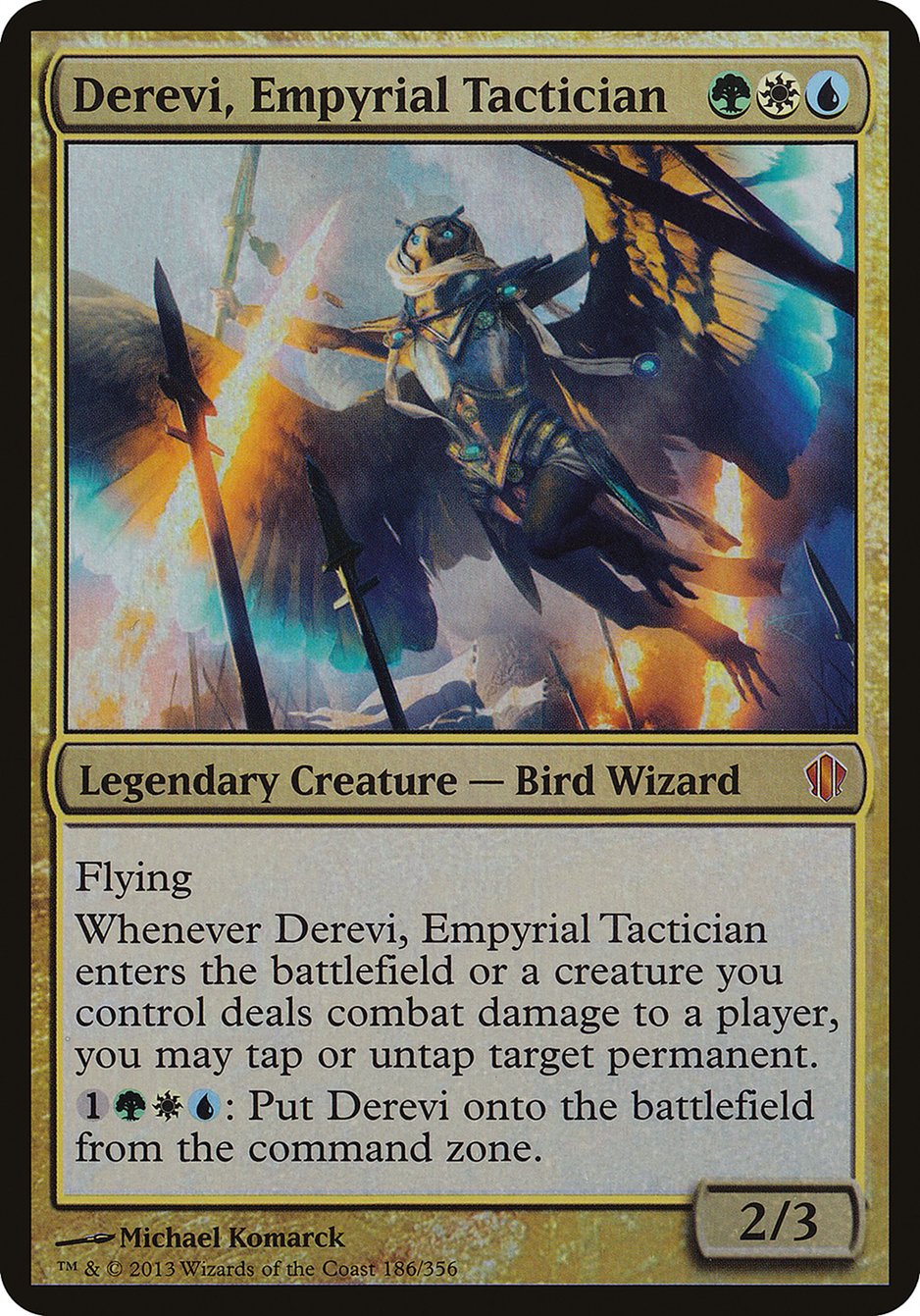 Derevi, Empyrial Tactician (Oversized) [Commander 2013 Oversized] | Boutique FDB TCG