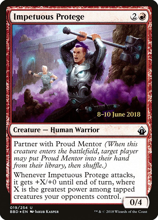 Impetuous Protege [Battlebond Prerelease Promos] | Boutique FDB TCG