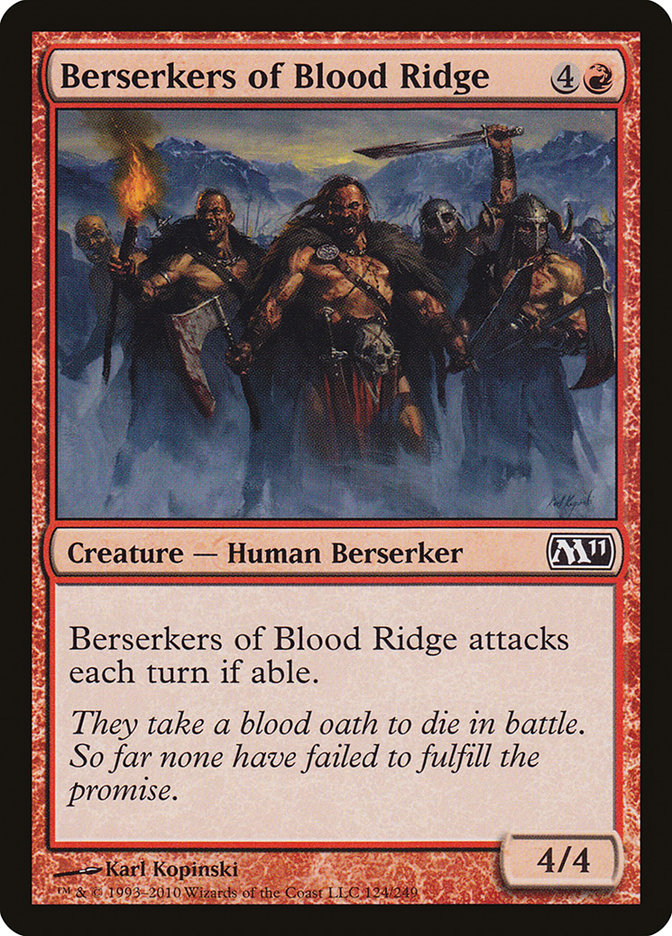 Berserkers of Blood Ridge [Magic 2011] | Boutique FDB TCG