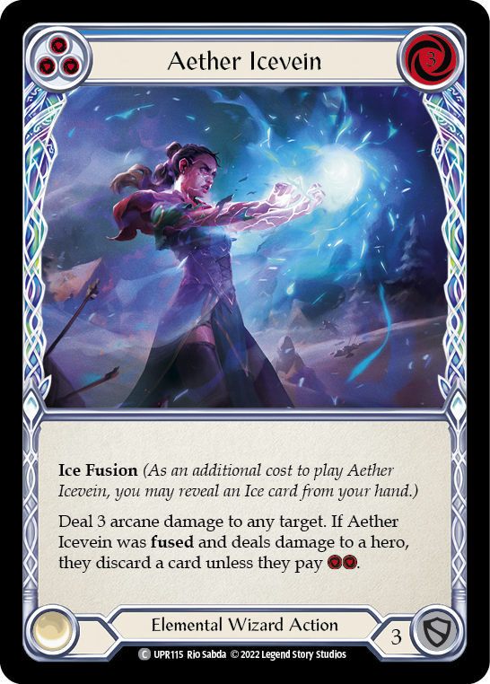 Aether Icevein (Blue) [UPR115] (Uprising) | Boutique FDB TCG