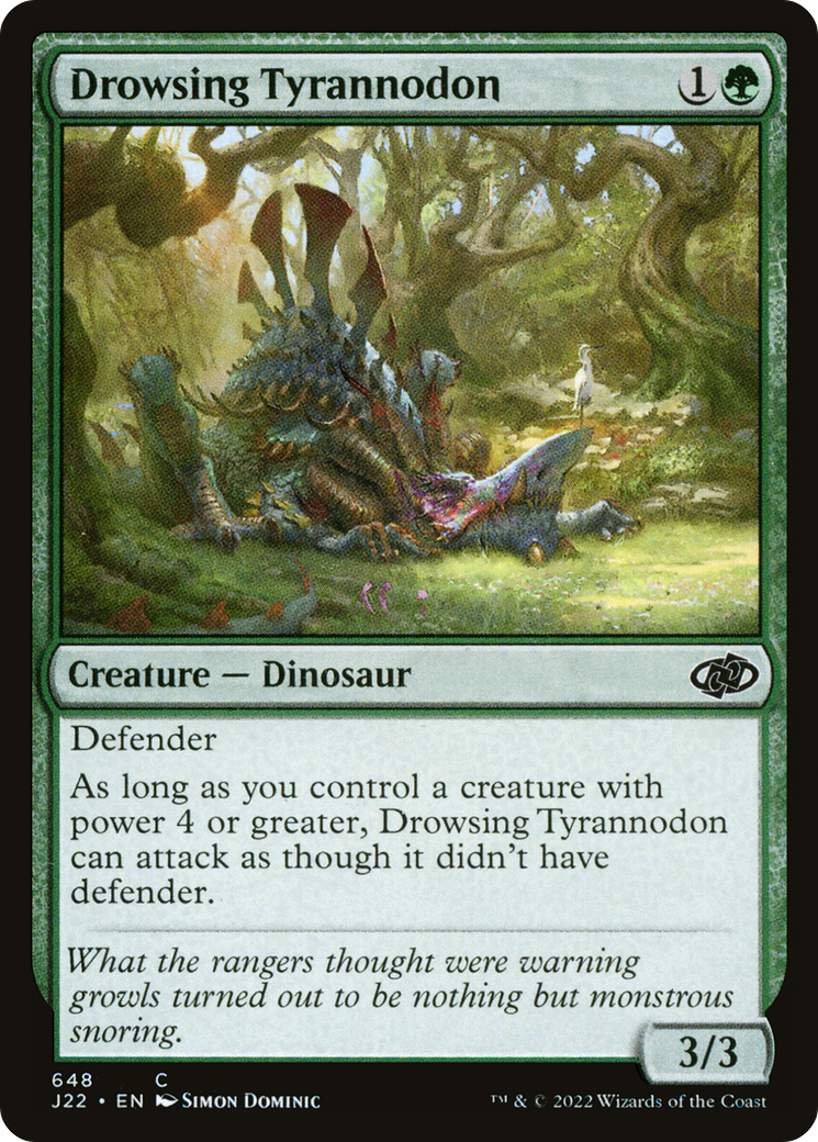 Drowsing Tyrannodon [Jumpstart 2022] | Boutique FDB TCG