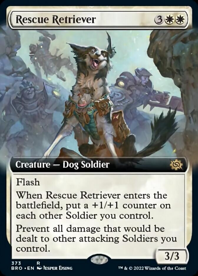 Rescue Retriever (Extended Art) [The Brothers' War] | Boutique FDB TCG