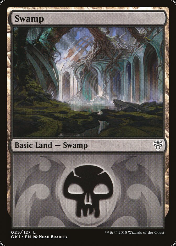 Swamp (25) [Guilds of Ravnica Guild Kit] | Boutique FDB TCG